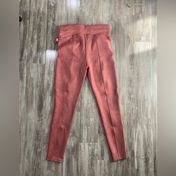 Spanx Faux Suede Leggings - rose (dark pink) - Picture 4 of 8